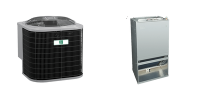Day and Night 2.5 Ton AC System — Condenser + Single-Speed Front-Draw Air Handler