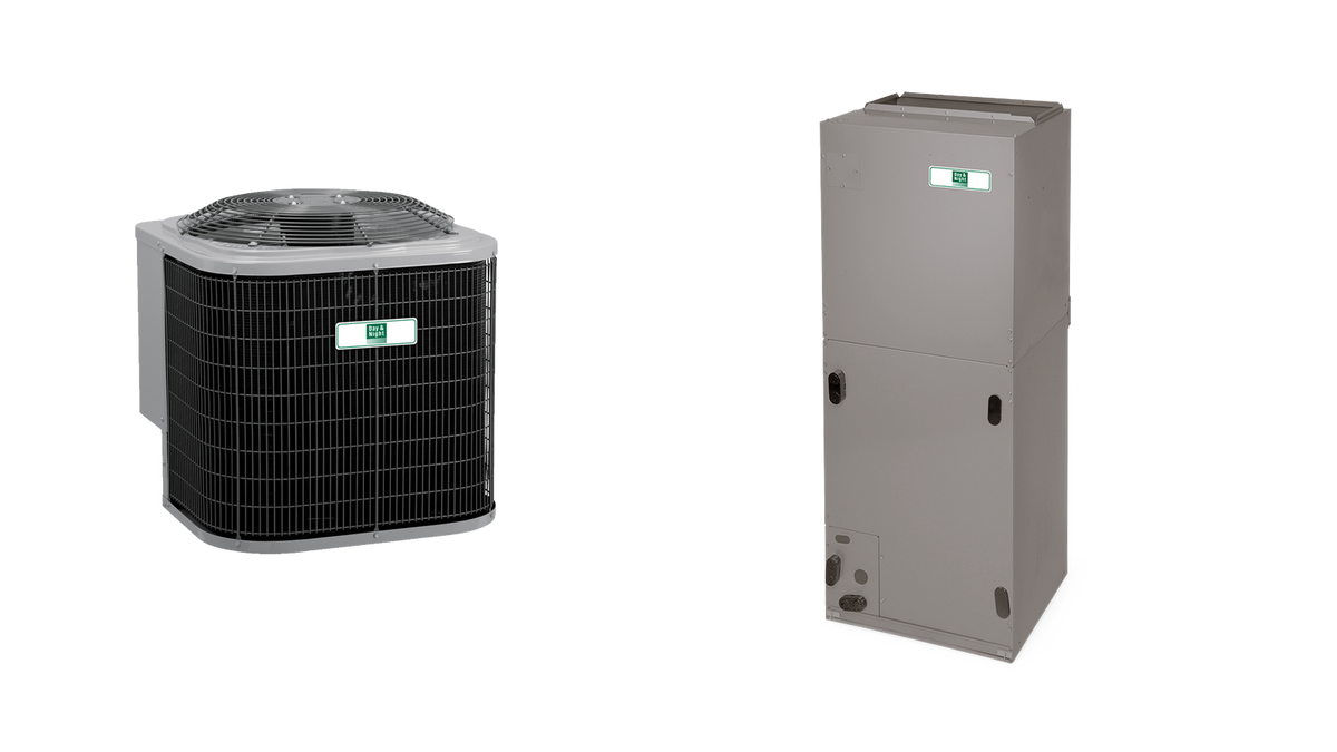 Day and Night 1.5 Ton AC System — Condenser + Air Handler + 5 kW Heat Strip